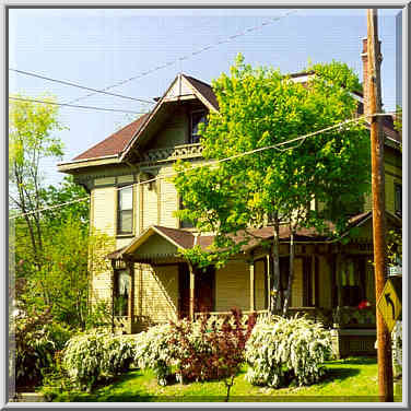 A house at Ferry St. and Tinkler St. Lafayette, Indiana, May 3, 1999.