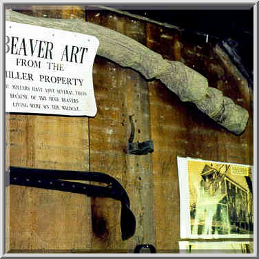 Presentation in a wooden house of Adams Mill. Indiana, May 15, 1999.