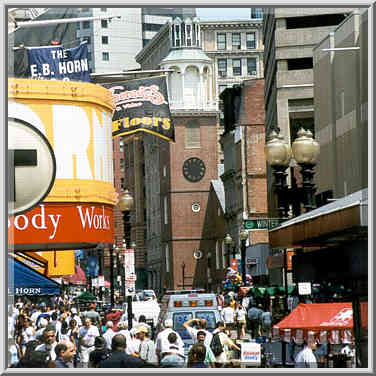 Downtown Crossing in Boston MA, July 31, 1999.