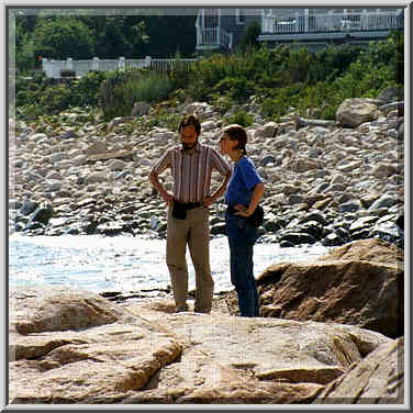 A beach in Rockport, north from Boston, August 1, 1999.