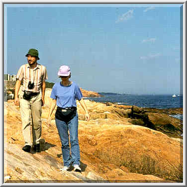 An ocean beach in Rockport, north from Boston, August 1, 1999.