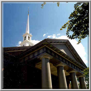 A church in Harvard University, Boston, August 2, 1999.