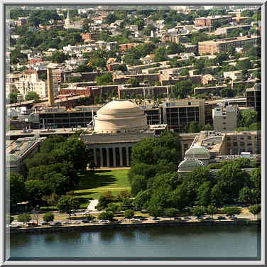 View of Massachusetts Institute of Technology in ...[6 words]... Tower, Boston, August 2, 1999.