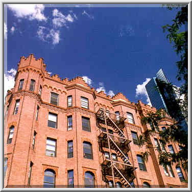 Newbury St. at Back Bay in Boston, August 2, 1999.