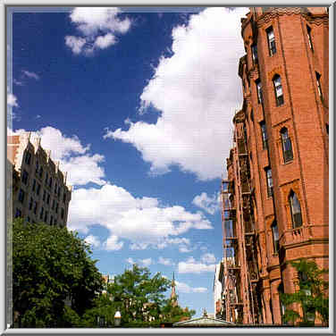 Newbury St. at Back Bay in Boston, August 2, 1999.