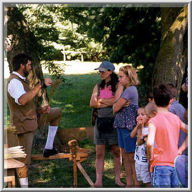 Preview of the historical performance at Fort Ouiatenon near W. Lafayette IN, August 29, 1999.