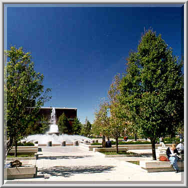 Founders Park in Purdue University. W. Lafayette, Indiana, September 21, 1999.