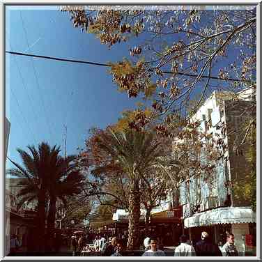 K. K. L. Pedestrian Mall in Old City of Beer-Sheva. February 18, 2000