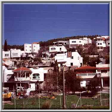 An Arab village Kfar Kara?, near Umm El Fahm. The Middle East, February 19, 2000