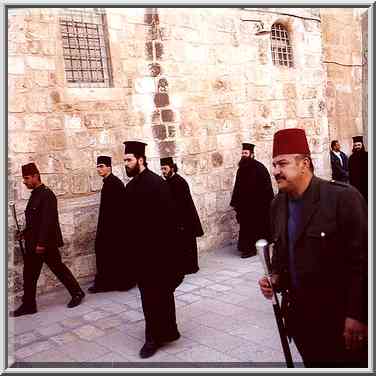 Via Dolorosa in Old City of Jerusalem. The Middle East, February 26, 2000