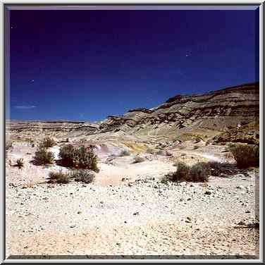 Big Crater (Makhtesh Gadol) in Negev Desert. The Middle East, March 11, 2000