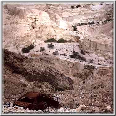 Canyon of Zohar River near Arad. The Middle East, March 25, 2000