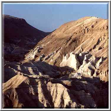 Canyon of Zohar River, near Arad. The Middle East, April 15, 2000