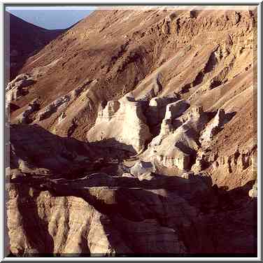 Canyon of Zohar River, near Arad. The Middle East, April 15, 2000