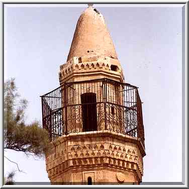 Abandoned large mosque in Beer-Sheva downtown. The Middle East, April 20, 2000