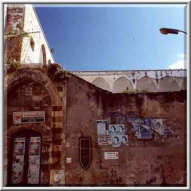 In Old City of Akko. The Middle East, April 22, 2000