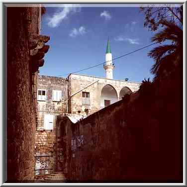 In Old City of Akko. The Middle East, April 22, 2000