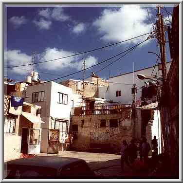 In Old City of Akko. The Middle East, April 22, 2000