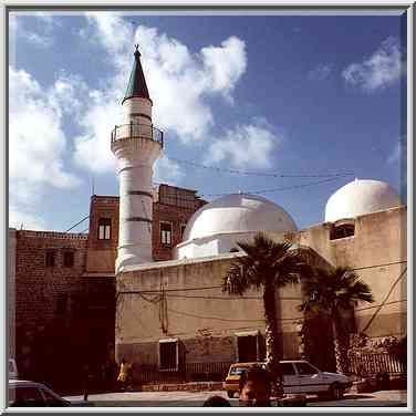 A mosque in Old City of Akko. The Middle East, April 22, 2000