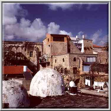 Turkish bath-house (?) in Old City of Akko, view ...[2 words]... The Middle East, April 22, 2000