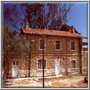 Old Turkish Railway Station. Beer-Sheva, the Middle East, April 24, 2000