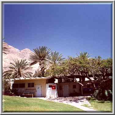 Barracks of Kibbutz Ein Gedi. The Middle East, April 26, 2000