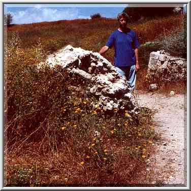 A.S. in the park of Ashkelon. The Middle East, May 6, 2000