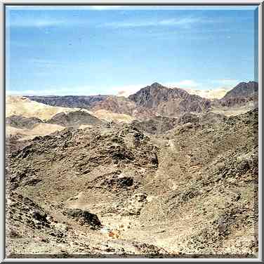 Mountains near Eilat. The Middle East, May 13, 2000