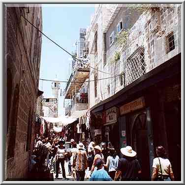 A street in the Old City. Jerusalem, the Middle East, June 17, 2000