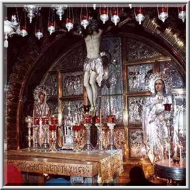 An altar (?) of the Church of the Holy Sepulchre ...[5 words]... the Middle East, June 17, 2000