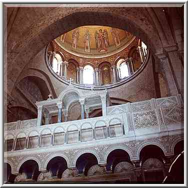 Church of the Holy Sepulchre in the Old City. Jerusalem, the Middle East, June 17, 2000