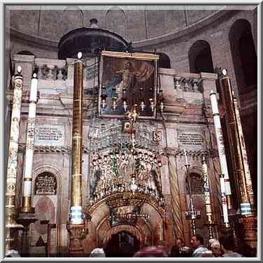 Holy Sepulchre (where the body of Jesus was laid ...[32 words]... the Middle East, June 17, 2000