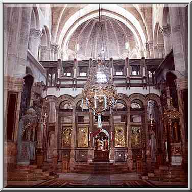 Catholicon hall in the Church of the Holy ...[6 words]... the Middle East, June 17, 2000