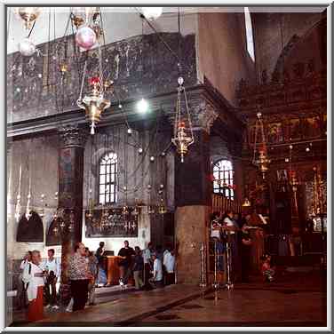 Church of the Nativity in Bethlehem. The Middle East, June 17, 2000