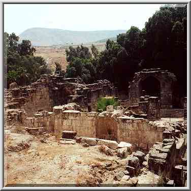 Roman bathes (?) in Hamat Gader. The Middle East, August 18, 2000