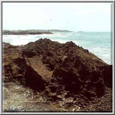 Mediterranean Sea near HaBonim. The Middle East, August 24, 2000