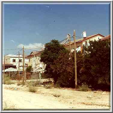 View of residential houses from Derekh Hashalom ...[2 words]... the Middle East, September 3, 2000