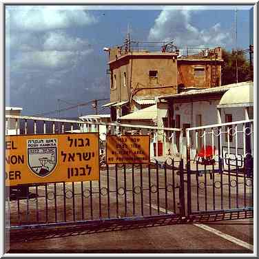 Loosely guarded military area at Lebanon border ...[3 words]... The Middle East, September 7, 2000