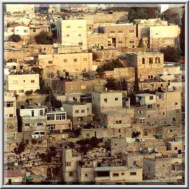 View of Silwan village from a wall of Old City of ...[3 words]... The Middle East, September 20, 2000