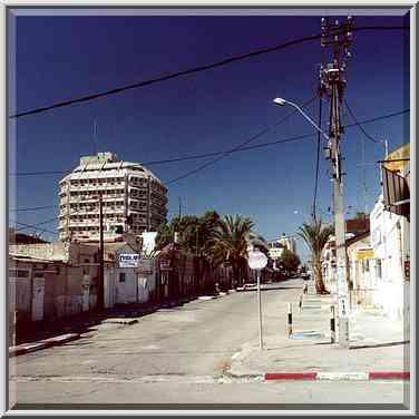 Old City of Beer-Sheva during Shabbat, view from ...[5 words]... St. The Middle East, October 28, 2000