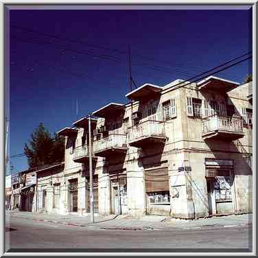 A house in Old City of Beer-Sheva, view from ...[6 words]... St. The Middle East, October 28, 2000