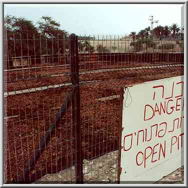 Mysterious field covered by grape. The Middle East, November 30, 2000