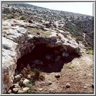 A cave in N. Lahav Nature Reserve, 4 miles north ...[2 words]... The Middle East, December 16, 2000