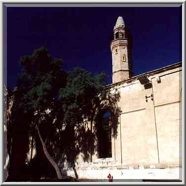 A large mosque in downtown Beer-Sheva. The Middle East, December 22, 2000