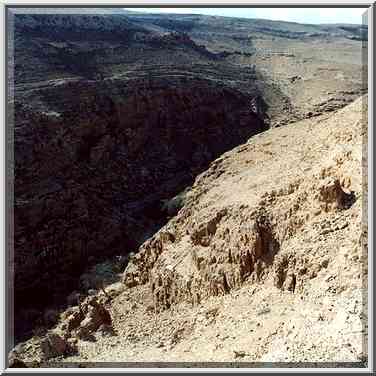 Remains of ancient Nabataean city Mamshit in ...[9 words]... The Middle East, December 23, 2000