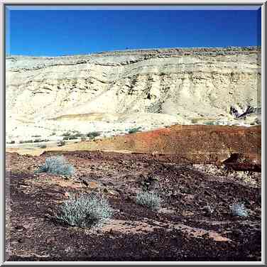 Big Crater (Makhtesh Gadol), multicolored sands ...[8 words]... The Middle East, December 23, 2000