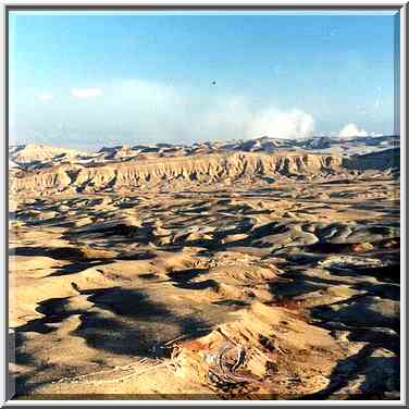 View of Big Crater (Makhtesh Gadol) from Avnon ...[13 words]... The Middle East, December 23, 2000