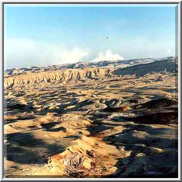 View of Big Crater (Makhtesh Gadol) from Avnon ...[13 words]... The Middle East, December 23, 2000