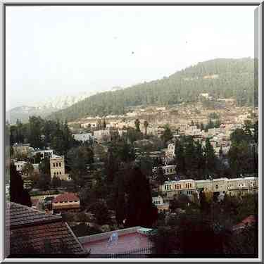 View of a former Arab village Ein Kerem, a suburb ...[13 words]... The Middle East, December 30, 2000