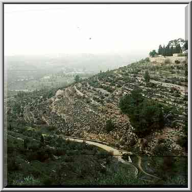 Sorek River near western entrance to Jerusalem. The Middle East, December 30, 2000